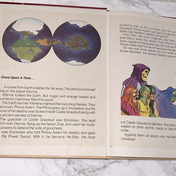 Vintage 1985 Masters of the Universe He-man smells trouble hardback book - Picture 3 of 10